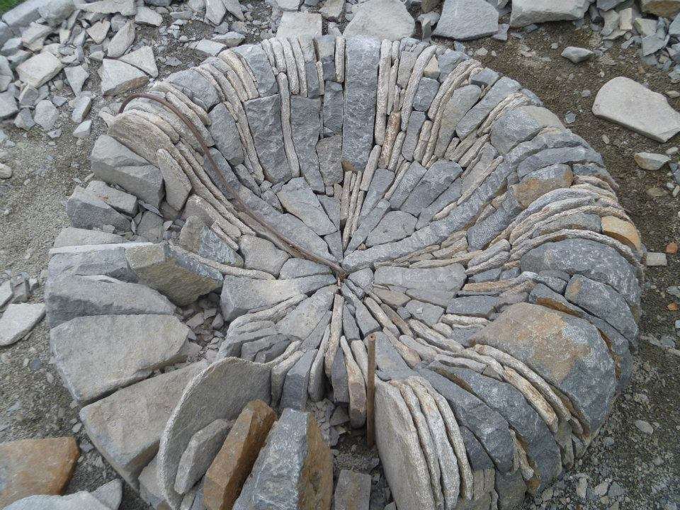 Installing Remaining Pieces of Stones