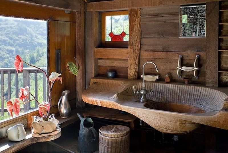 Wooden Bathtub