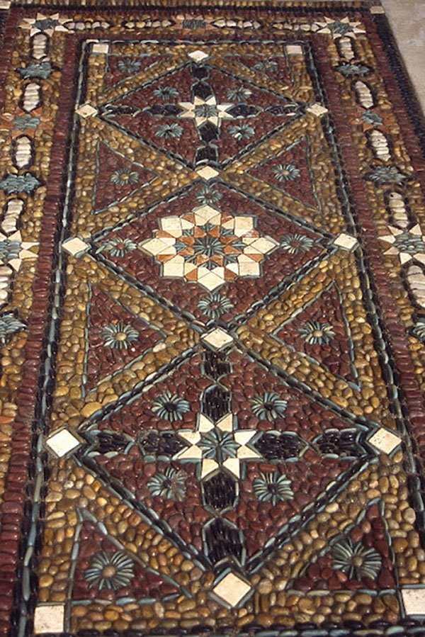 Yes, it really is a mosaic!