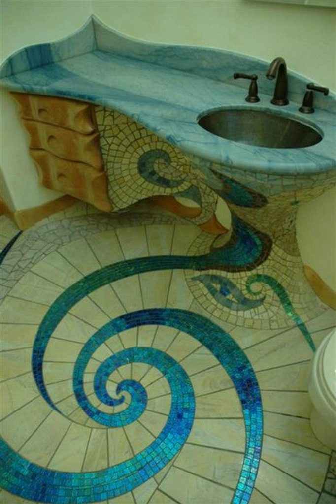Mosaic floor