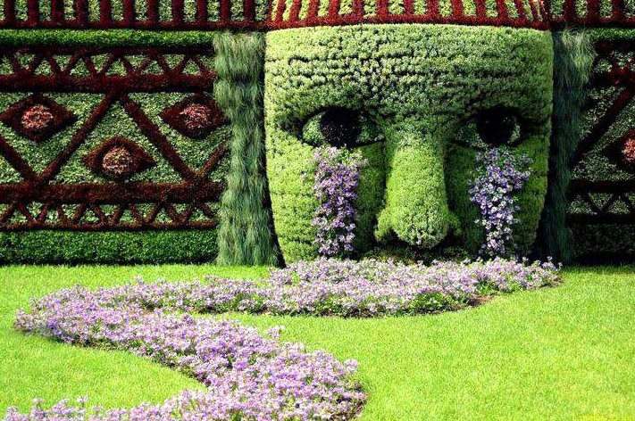 Here's another beautiful example of living urban art. Does anyone know where this is?