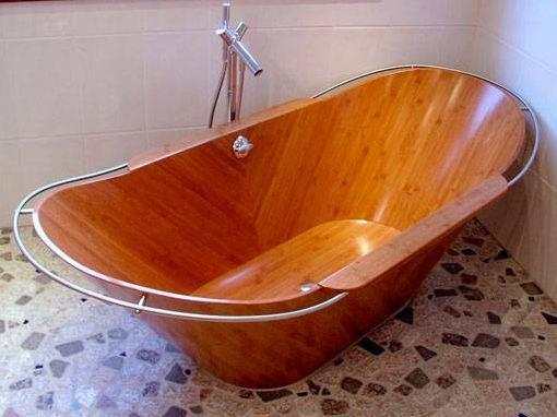 Wooden Bathtub