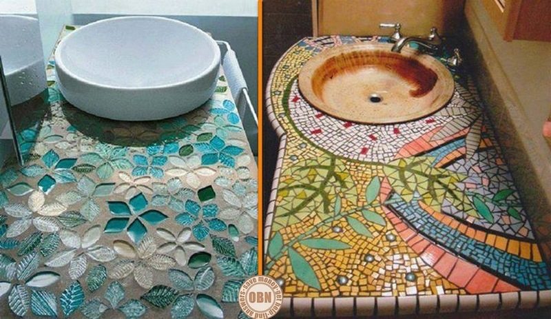Are you a fan of mosaic sinks?