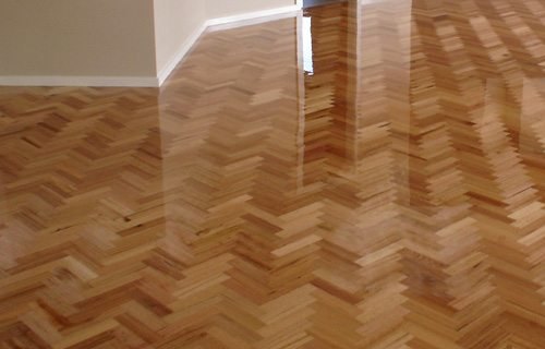 Tasmanian Oak parquetry flooring