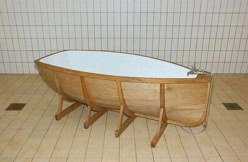 Wooden Bathtub