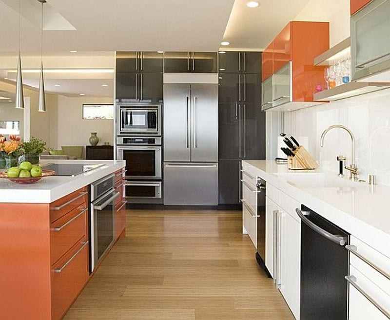 Orange, Grey and Stainless