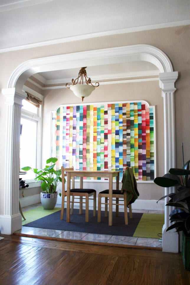 Colour Chart Feature Wall