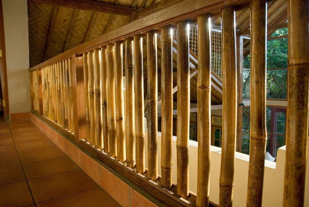 Bamboo balustrading