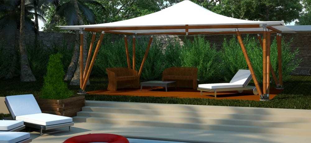 Systema bamboo gazebo