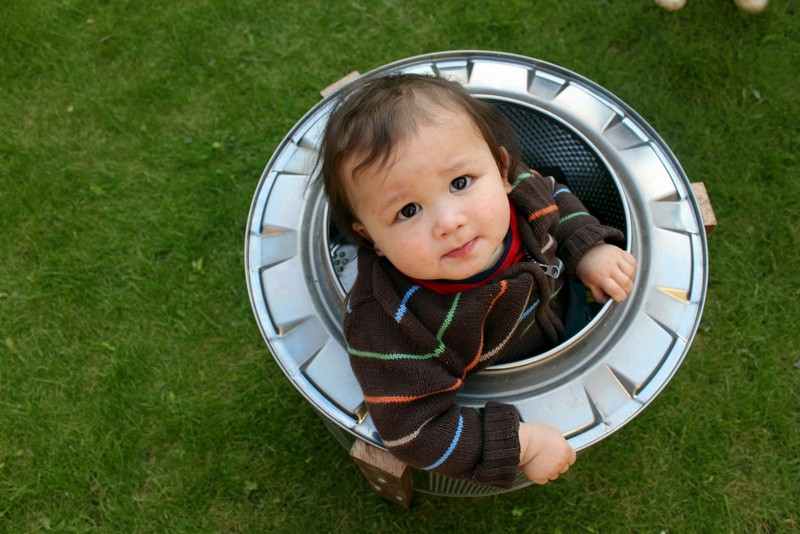 Home Made Fire Pit: Up-cycled Washing Machine!
