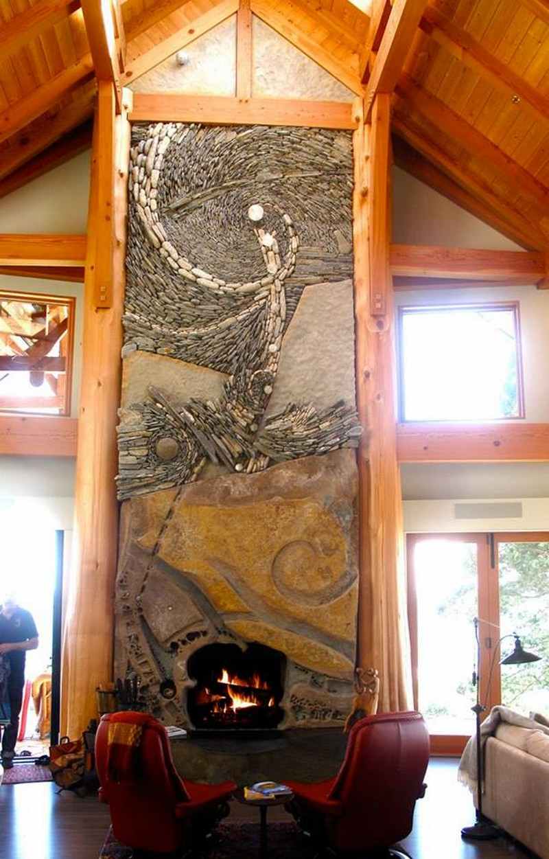 Functional art! This is the work of stone artist, Andreas Kunert. Do you think you could find a spot for this?