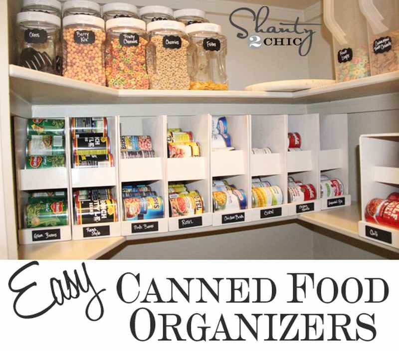 16. Easy Canned Food Storage - Shanty 2 Chic