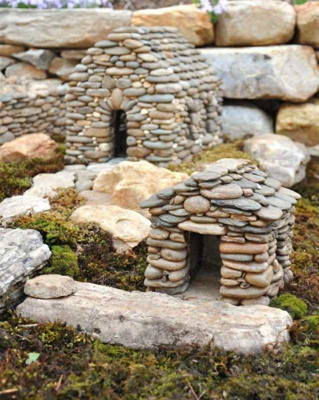 Stone Fairy House