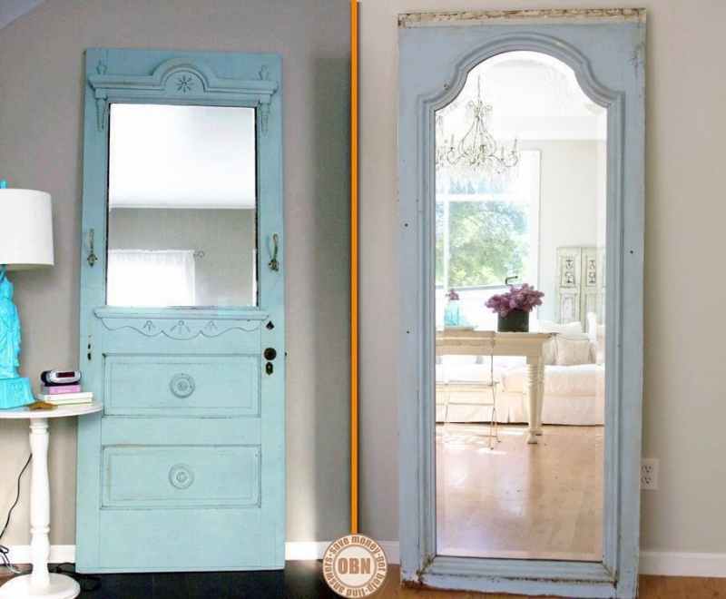 Looking for an idea on how to reuse old doors? This idea might help you.