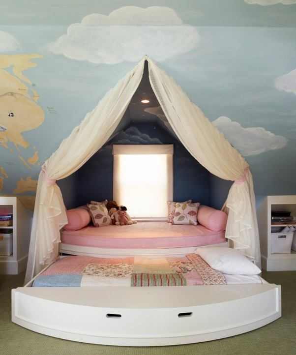 How I wish I had this attic bedroom when I was younger.