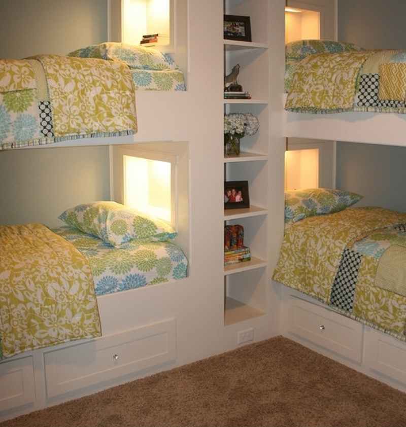 More kids than bedrooms?  Maybe your kids just have friends come for a sleepover regularly?  Does this idea work?