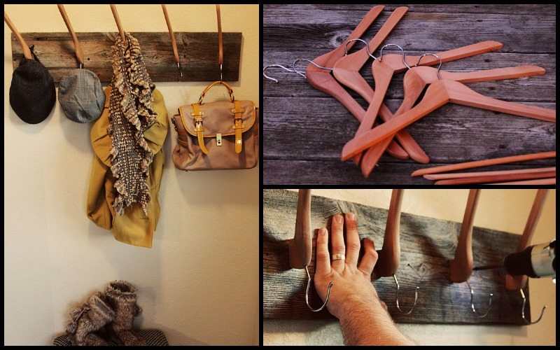DIY Coat and Hat Rack
