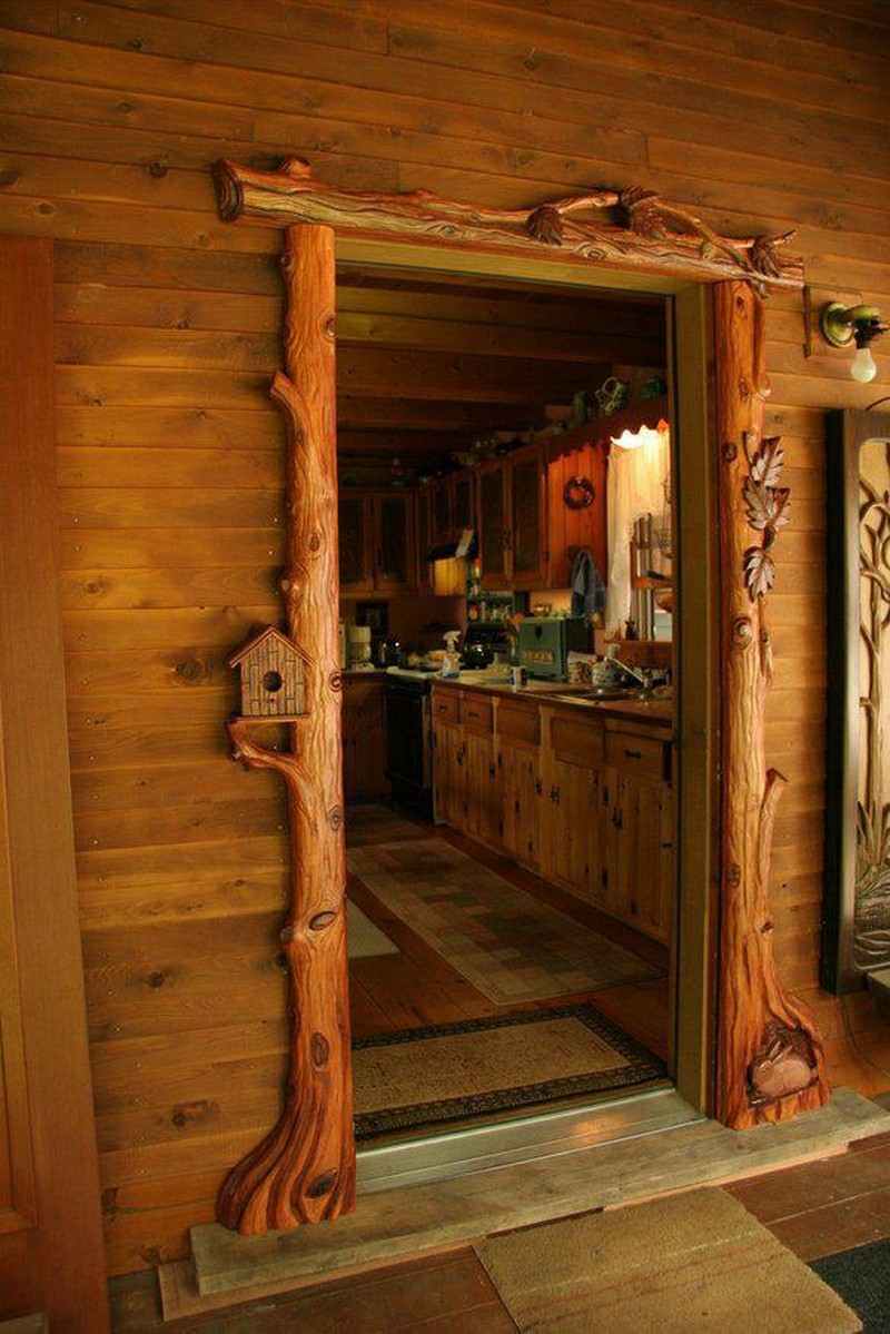 Hand Carved Door Frame