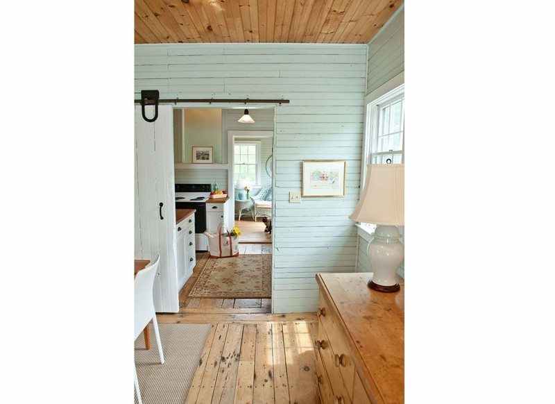 Wooden slat flooring 