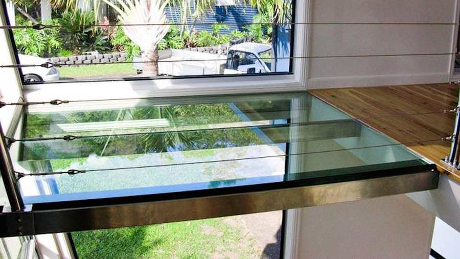 Glass floor
