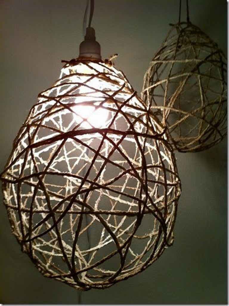 Hemp Pendant Lamp Examples