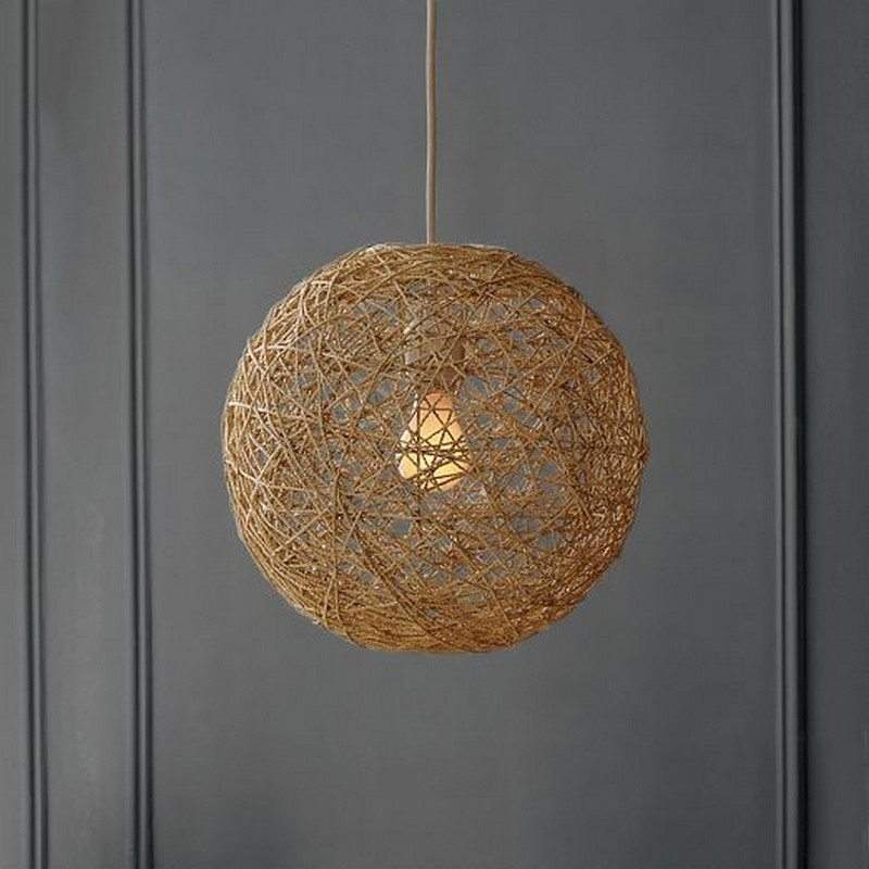 Hemp Pendant Lamp Examples