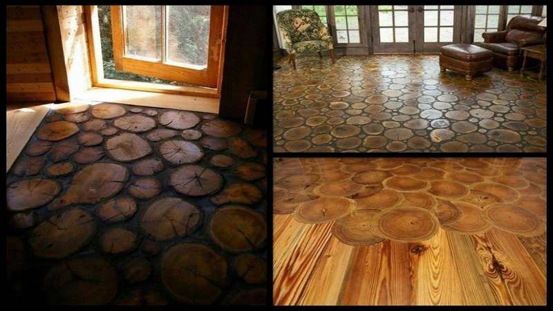 Log End Flooring (Cordwood Flooring)