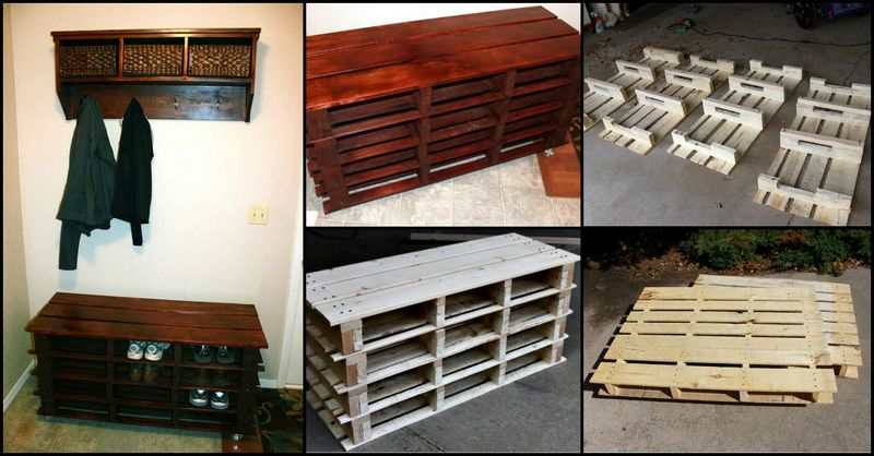 Pallet Entryway Bench