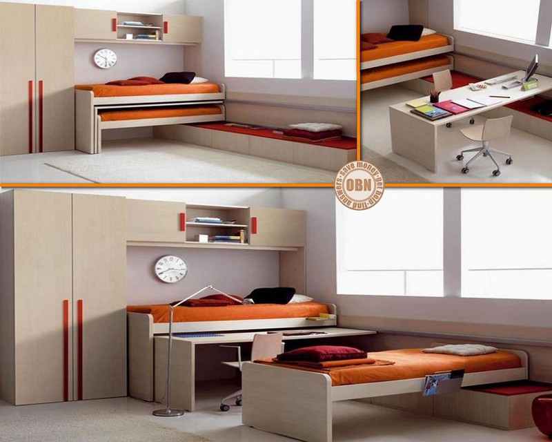 When it comes to bedroom furniture that can be put away when not in use, does it get any better than this?