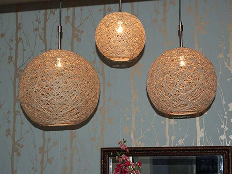 DIY Hemp Pendant Lantern