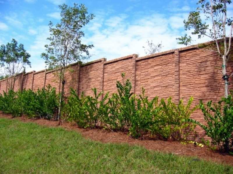 Stone Perimeter Fence - ArchiThings.Com