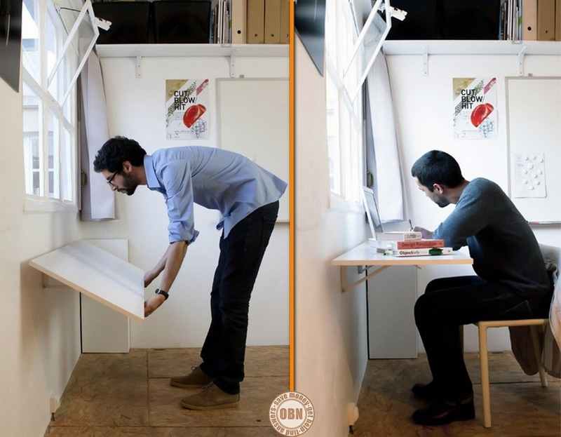 It doesn't get much simpler than this. Brilliant for a small apartment or studio!