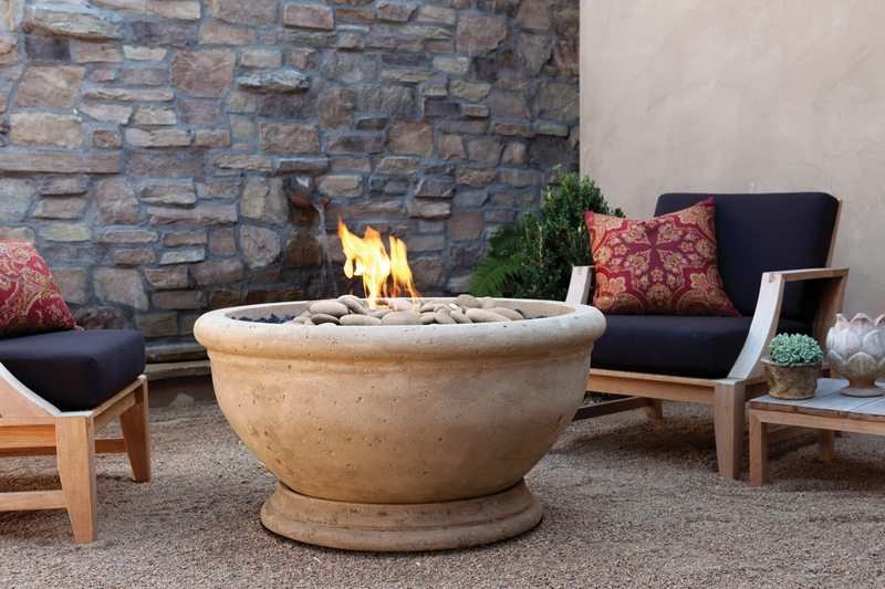 Concrete Bowl Fire Pit