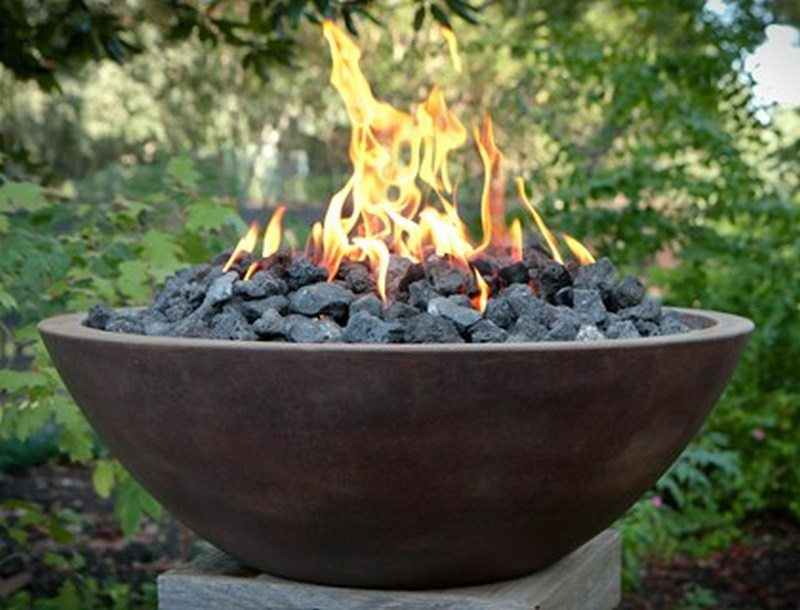 Concrete Bowl Fire Pit