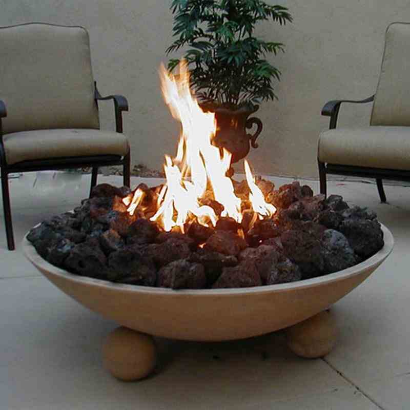 Concrete Bowl Fire Pit
