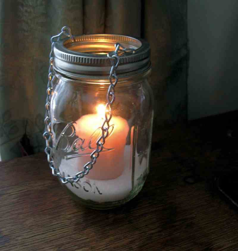 DIY Mason Jar Lanterns