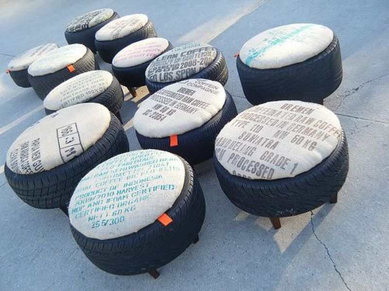Tire Ottoman