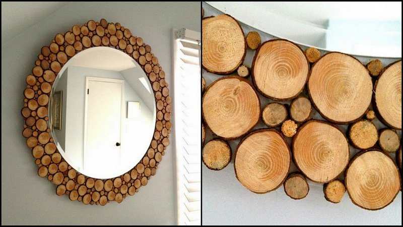 WoodSliceMirror