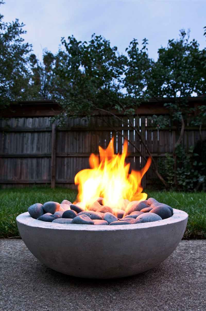 DIY Concrete Fire Pit