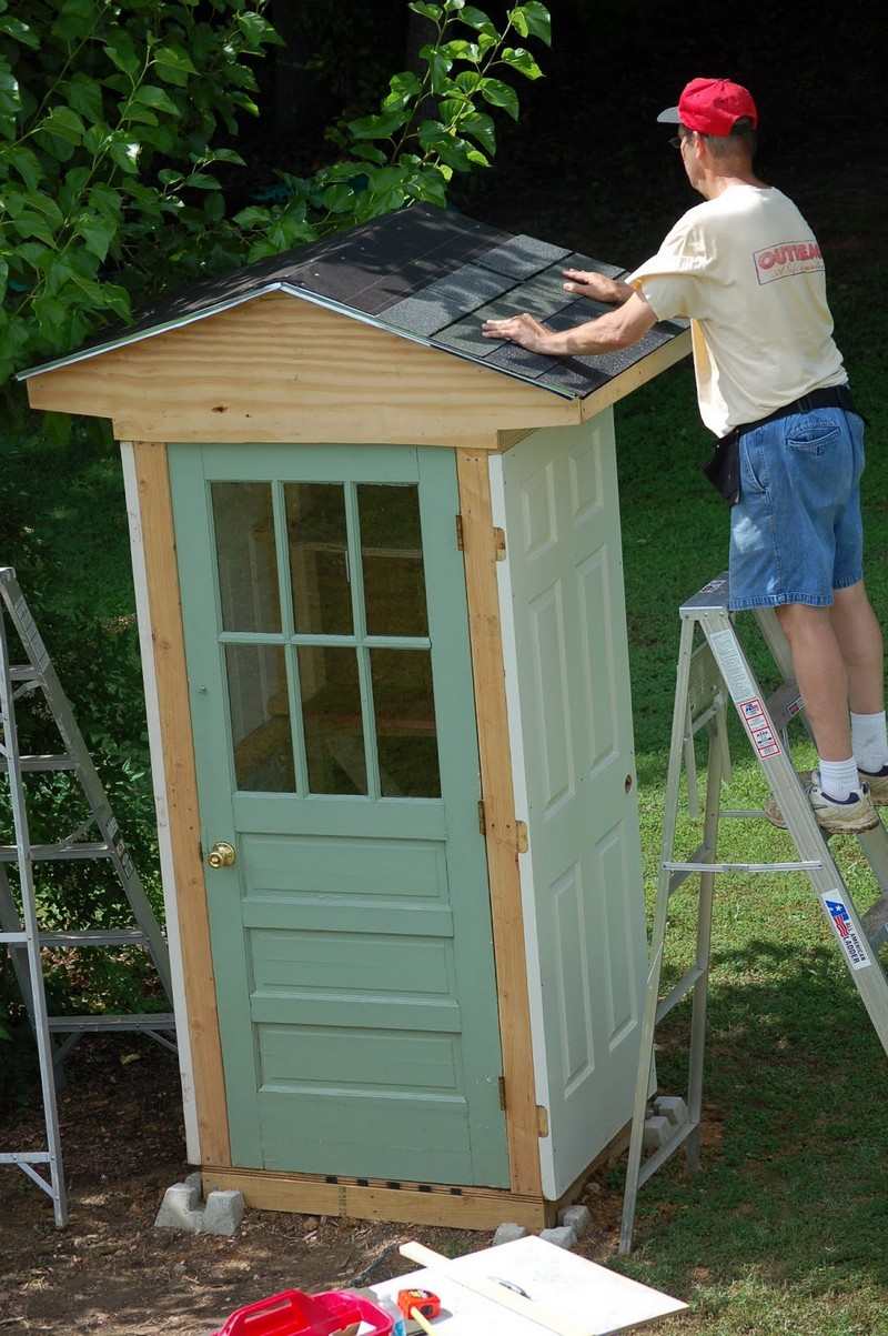 DIY Four-Door Shed