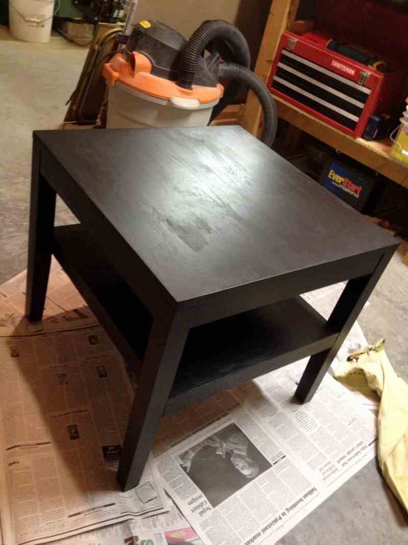 DIY Penny Top Coffee Table