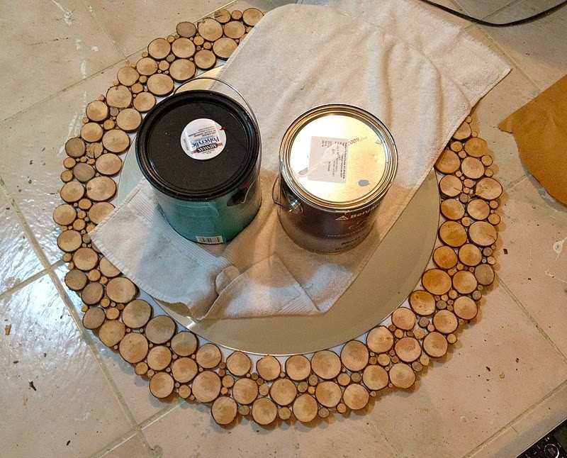DIY Wood Slice Mirror - Mirror Set