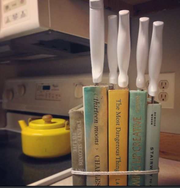 Book Knife Block
