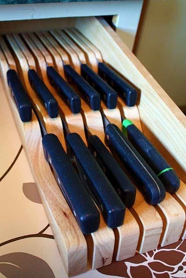Drawer Knife Block