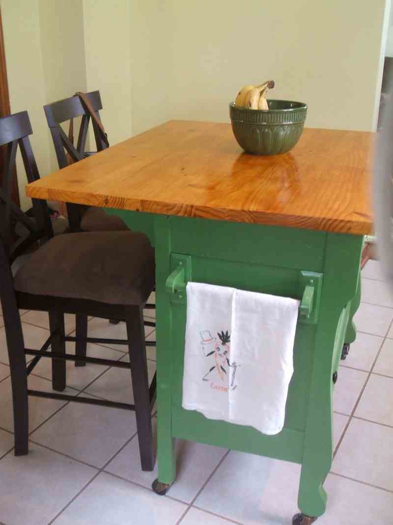 DIY Dresser Kitchen Island