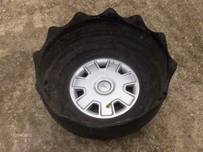 DIY Tire Planter