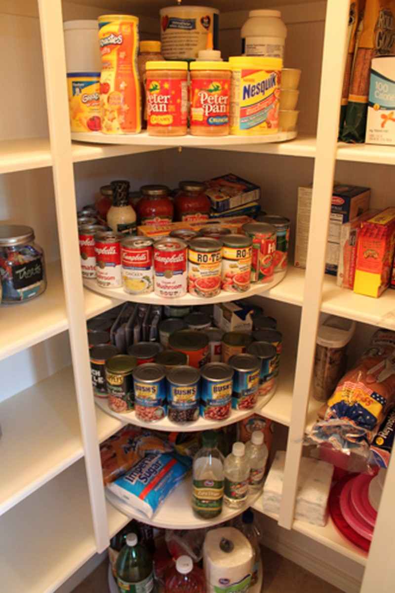 DIY Lazy Susan Pantry Storage