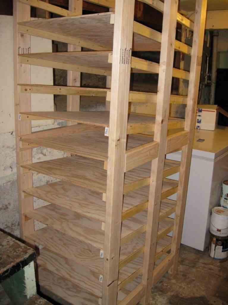 DIY Canned Food Shelf