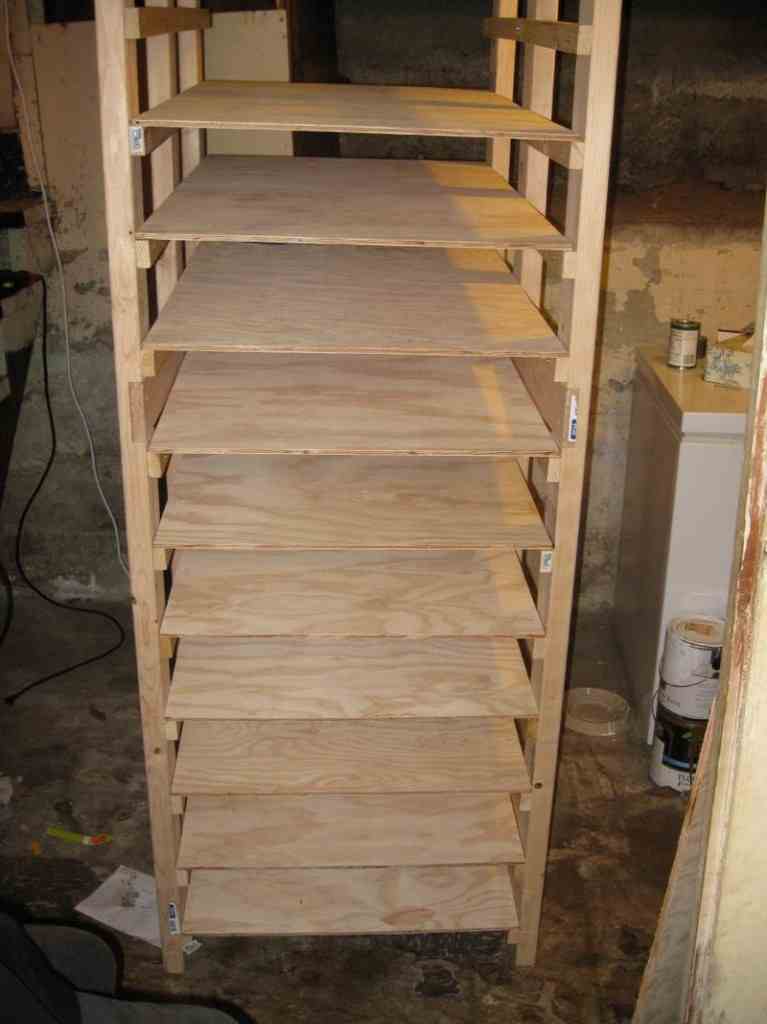 DIY Canned Food Shelf