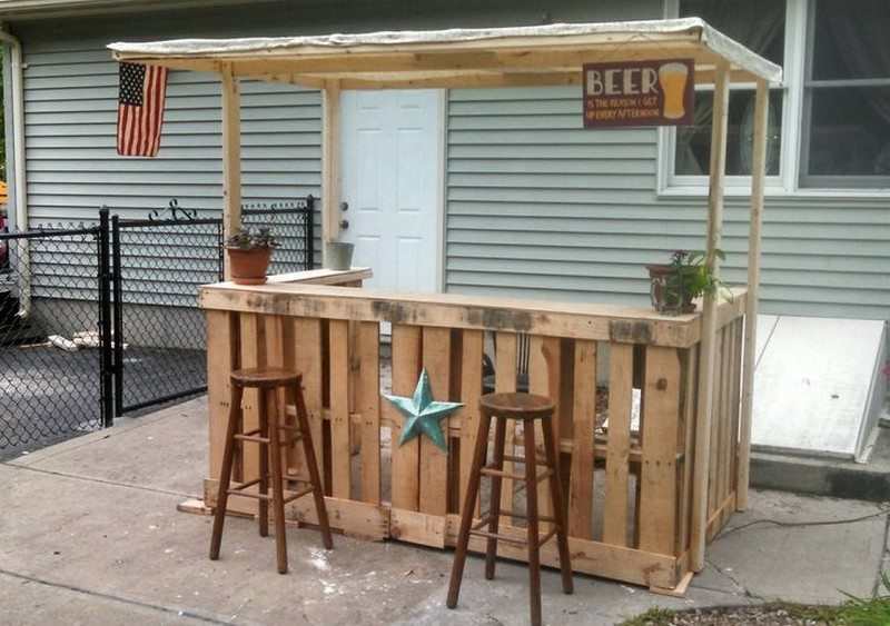 Pallet Outdoor Bar